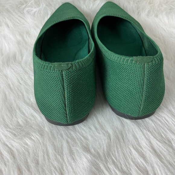 Vivaia Green Pointed Toe Ballet Flats EU 43 US 11 - Picture 4 of 8